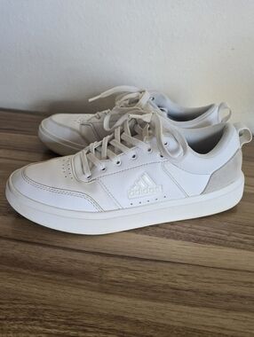 Adidas White Casual Leather Sneakers